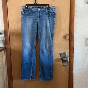 Vigoss Women's Boot Cut Blue Jeans